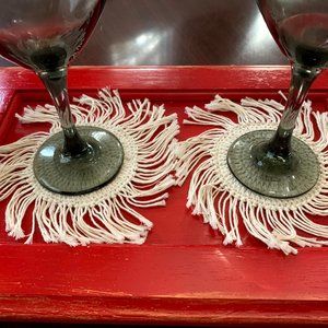 Handmade BOHO style coasters